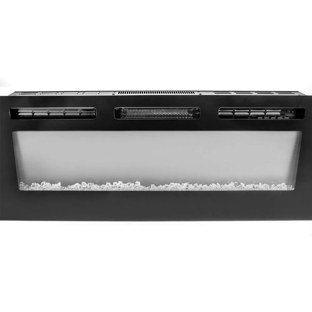 XtremepowerUS 750W-1500W Adjustable Dual Wall or Recessed Electric Fireplace Heater with High-Search Heat Terms