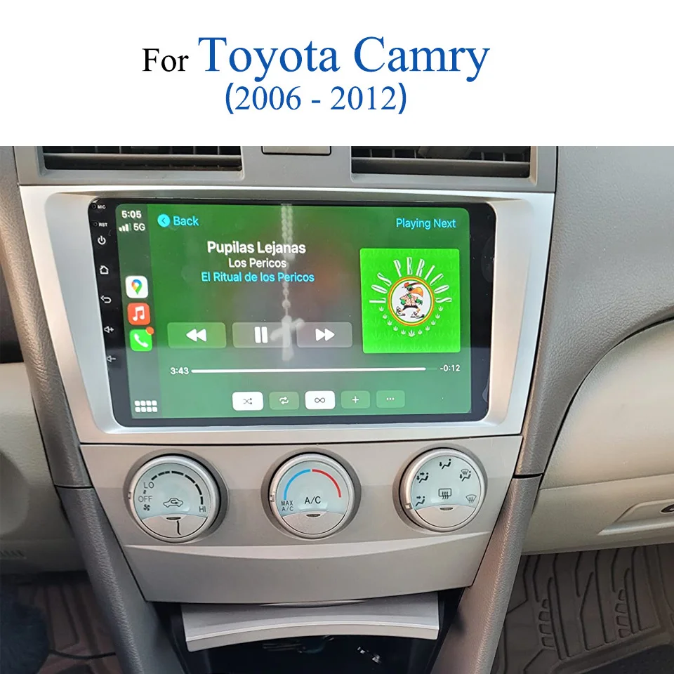 

Android 14 8G+128G Autoradio For Toyota Camry 2006 2008 2010 2012 Auto Car Radio Stereo Video Audio GPS Navi HU DVD Cassette 4G