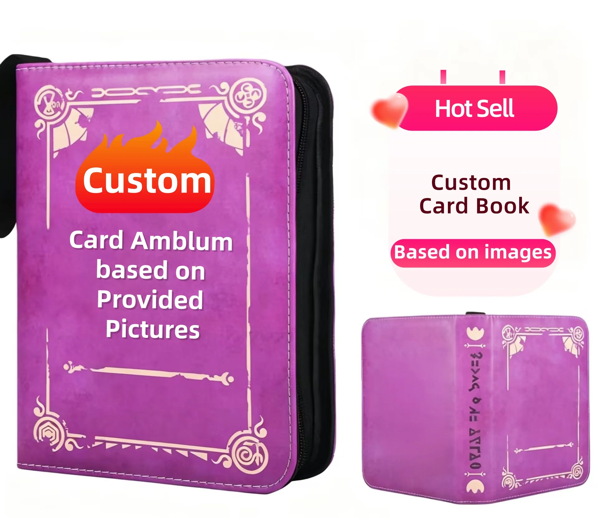 Custom Card Book Card Album Photo album PTCG PKMN YGO Gameboy 9 or 4 Cells Large Capacity DIY Creation