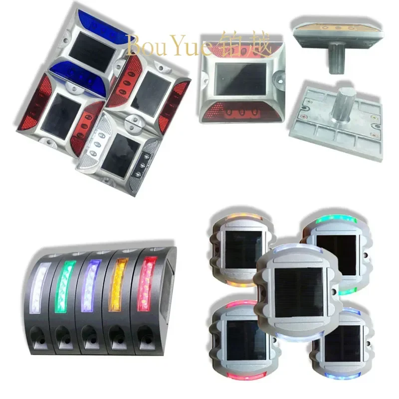 for Project Construction Site Solar Warning Light Three-Color Traffic Signal Network Sign Yellow Flashing Safety Lamp