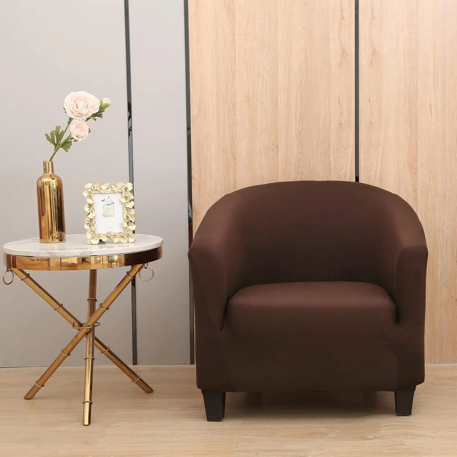 

Club Chair Cover, High Stretch Tub Chair Cover, Universal Spandex Pattern Armchair Sofa Cover Cover Couch Slipcover For Living