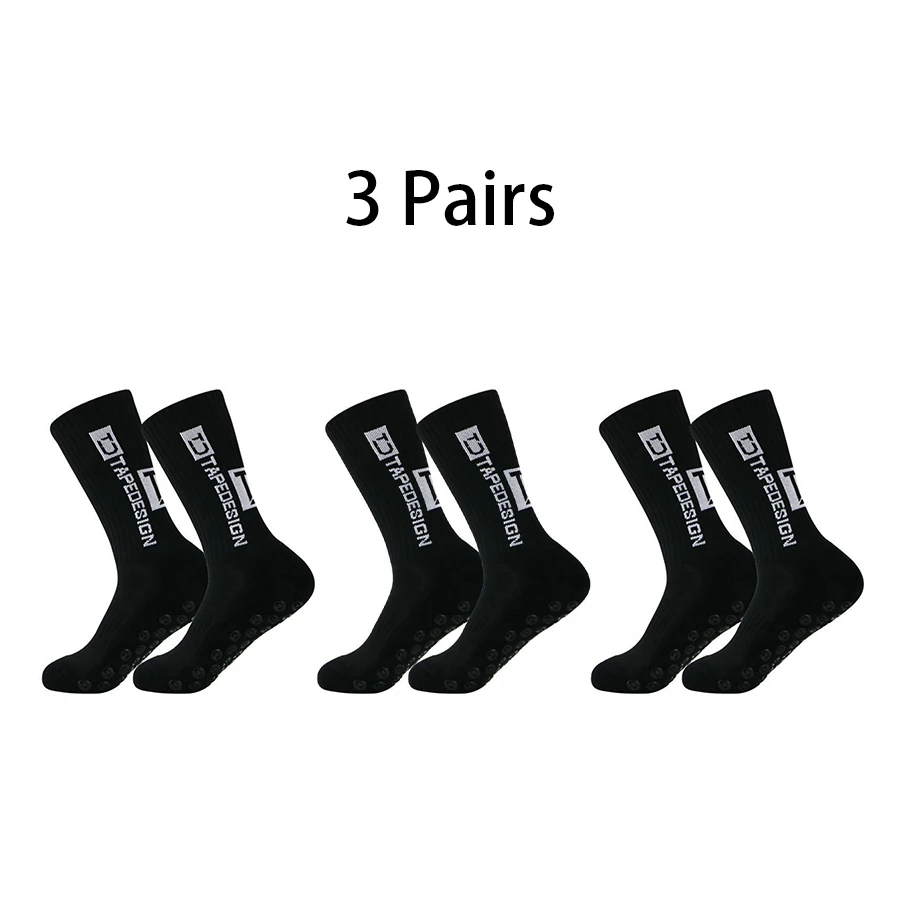 3 Pairs New High Quality Football Socks Men Women Non-slip Sports Socks Thickened Towel Bottom Training Socks Yoga Soccer Socks