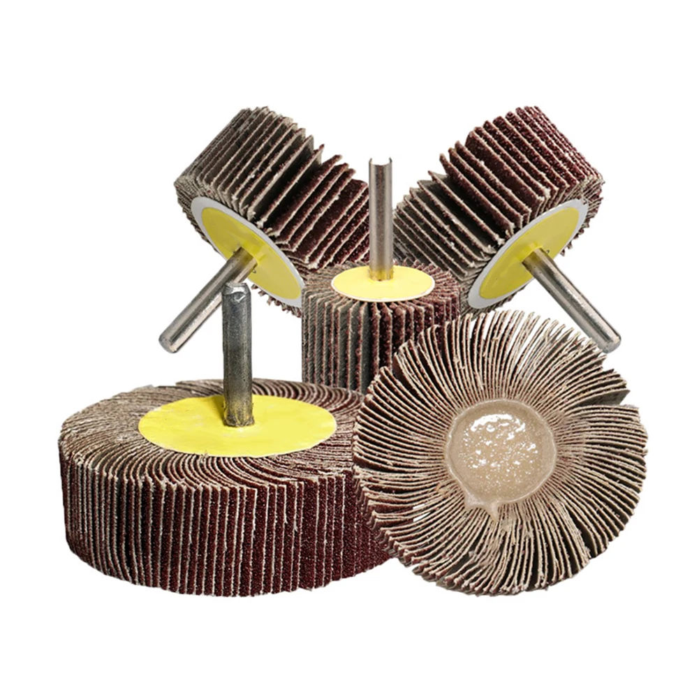 1pc Sanding Flap Wheel Disc Abrasive Grinding Wheel Head Sander Abrasive Tools Sandpaper Rust Removal For Rotary Tools 20-80mm