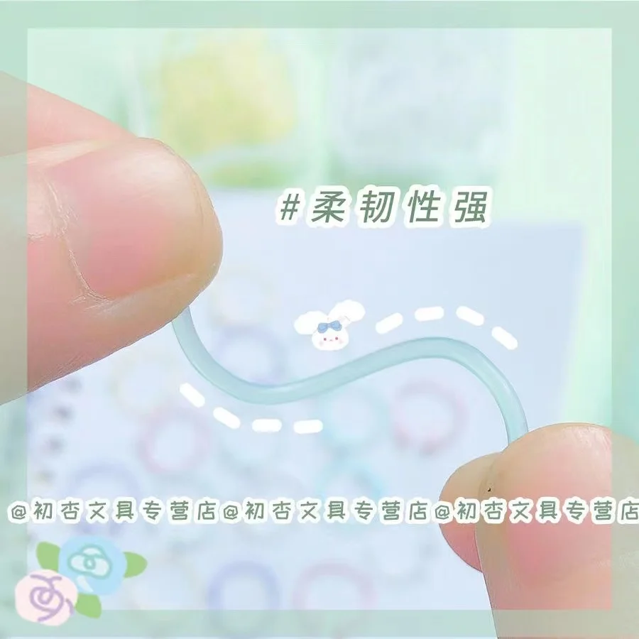 Plástico Multi-Function Círculo Anel DIY Álbuns Loose-Leaf Colorido Livro Binder Hoops Escritório Binding SuppliesPhoto Album