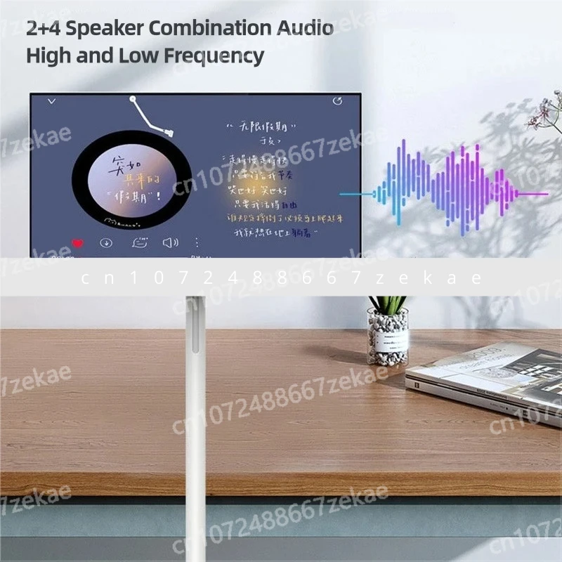 Gold Seller Touch Screen 32 Inch Android Smart TV Stand 10000mAH High-Battery 8+128G 4K UHD Device Rotatable Movable for