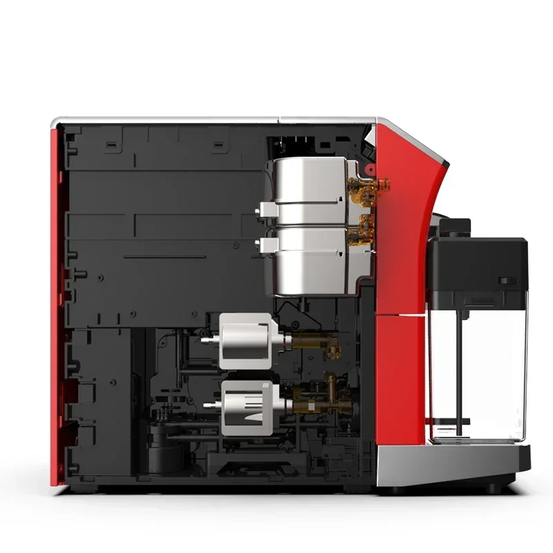 مزبد حليب كهربائي ذاتي التنظيف ، حبة واحدة إلى كوب بلمسة واحدة ، لاتية كابتشينو ، استخدام المكتب المنزلي ، ماكينة قهوة أوتوماتيكية