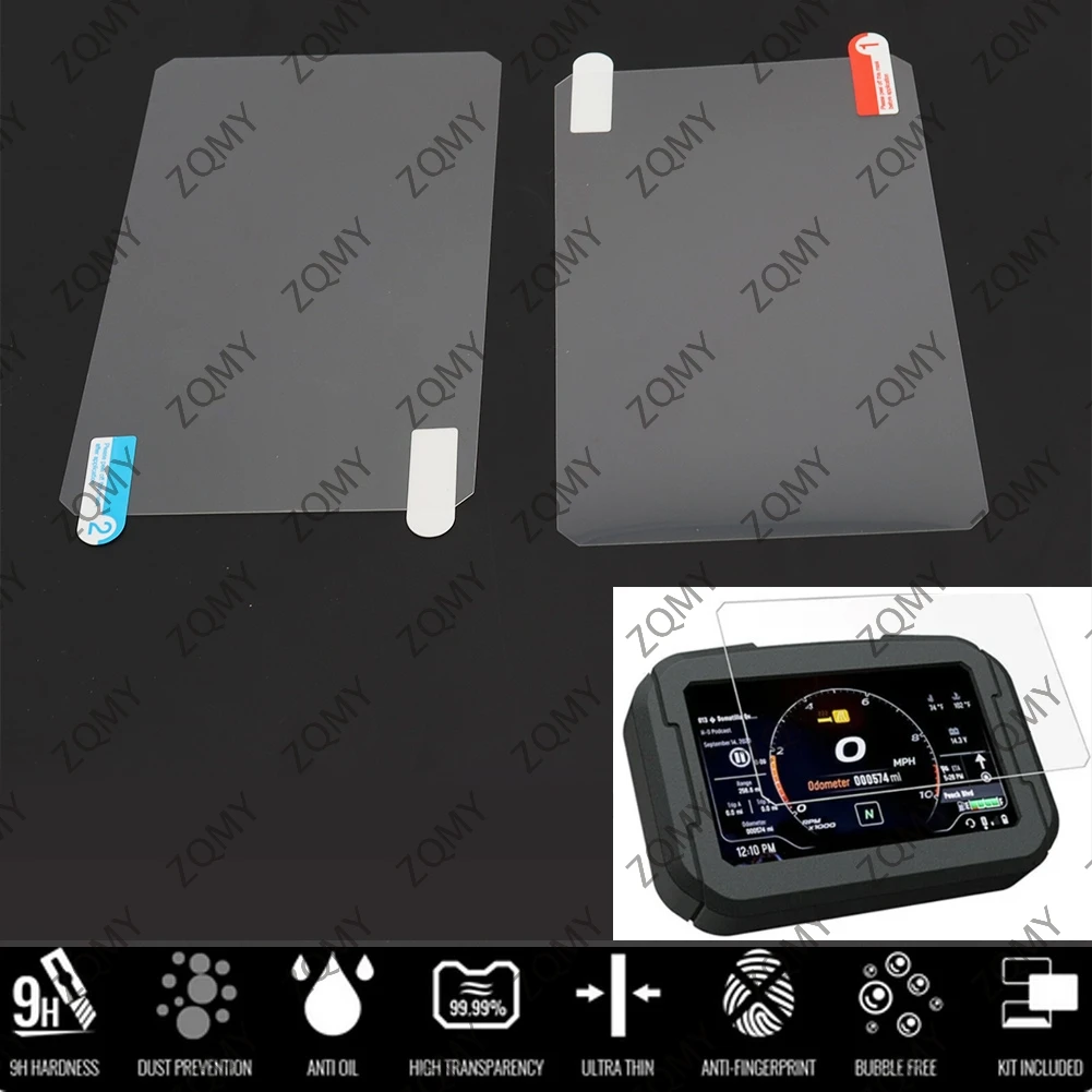 2Pcs Motorcycle Dashboard Instrument Screen Protector Film For Harley Davidson Pan America 1250