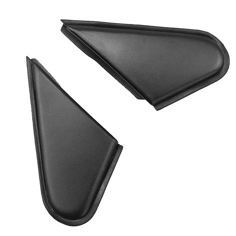 For Mitsubishi Lancer EVO Evolution 2008-2015 Front L+R Mirror Outer Triangular Cover Pillar Triple-Cornered Plate Trim