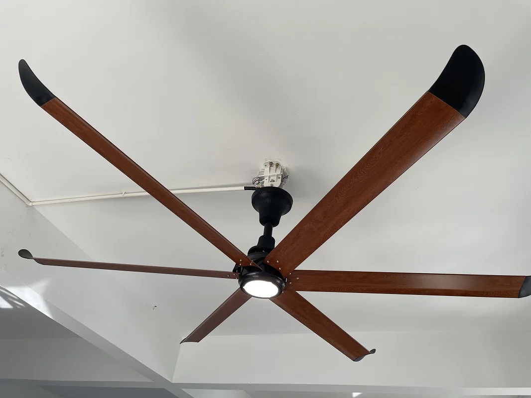 DC motor ceiling fan with light large air volume noiseless ventilation fan