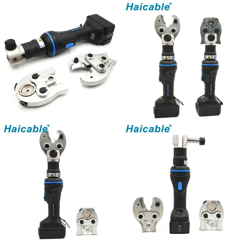 for BH-300T Cable Lug Crimping Machine 2 in 1 Electric Wire Stripper Cutter Crimper Terminal Connector Tool for Electrical
