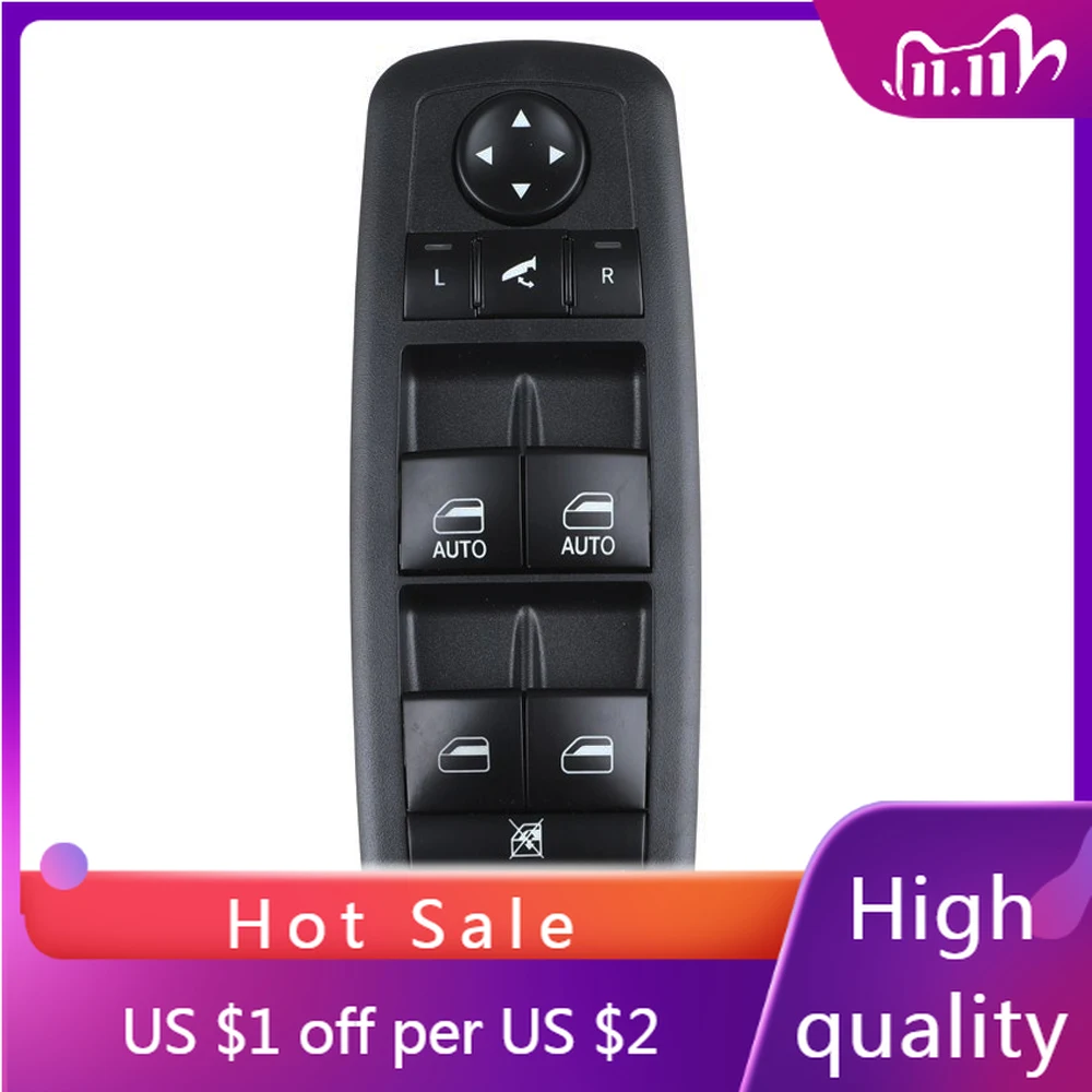 

Master Electric Power Door Window Control Switch Glass Lifter for Dodge Grand Caravan 2008 2009 2010 2011 4602536AC 4602536AC