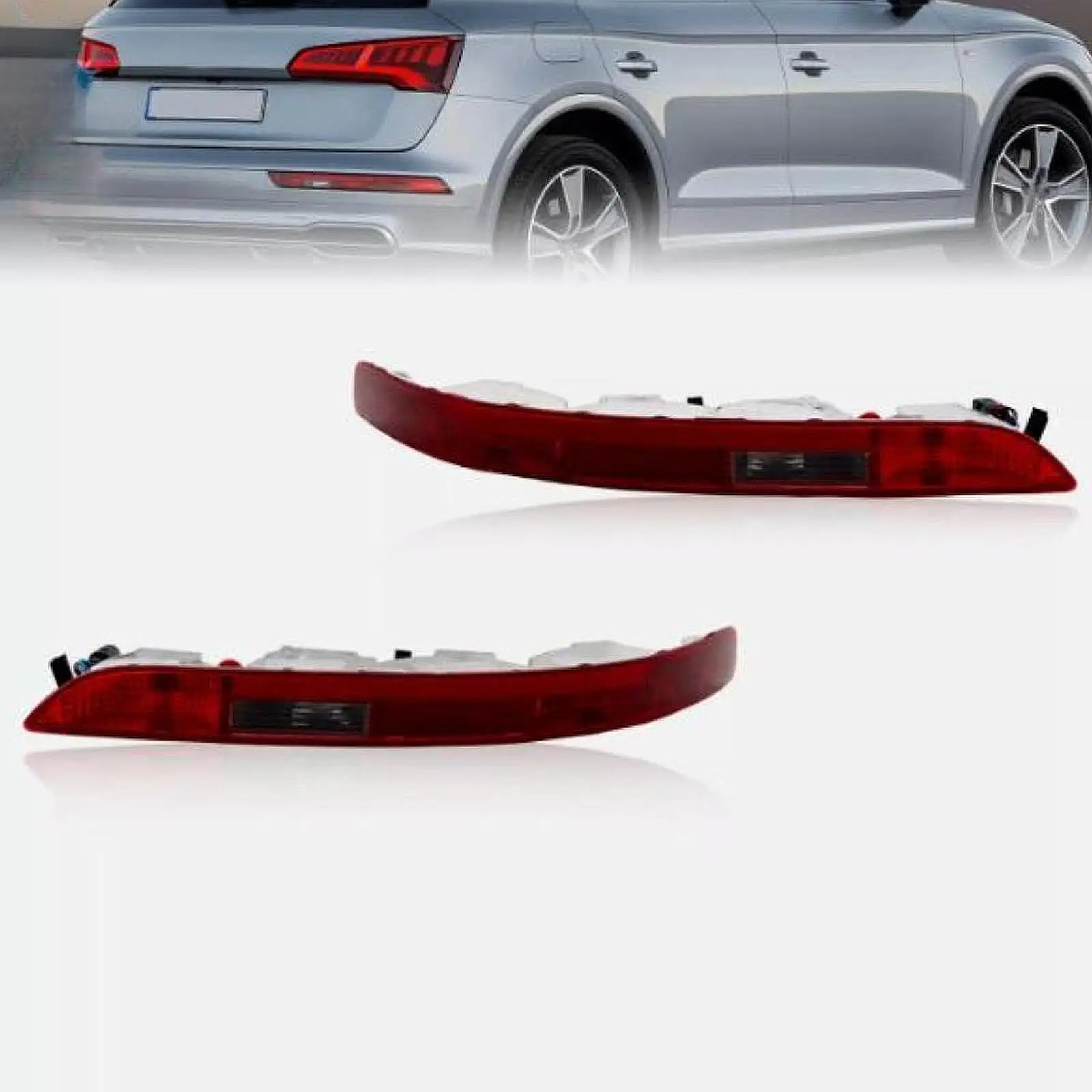 

2 Pieces 8R0945095B Easy to Install Repair Parts Fittings Tail Light Assembly Compatible for Audi 2009-2016 Q5 US Version