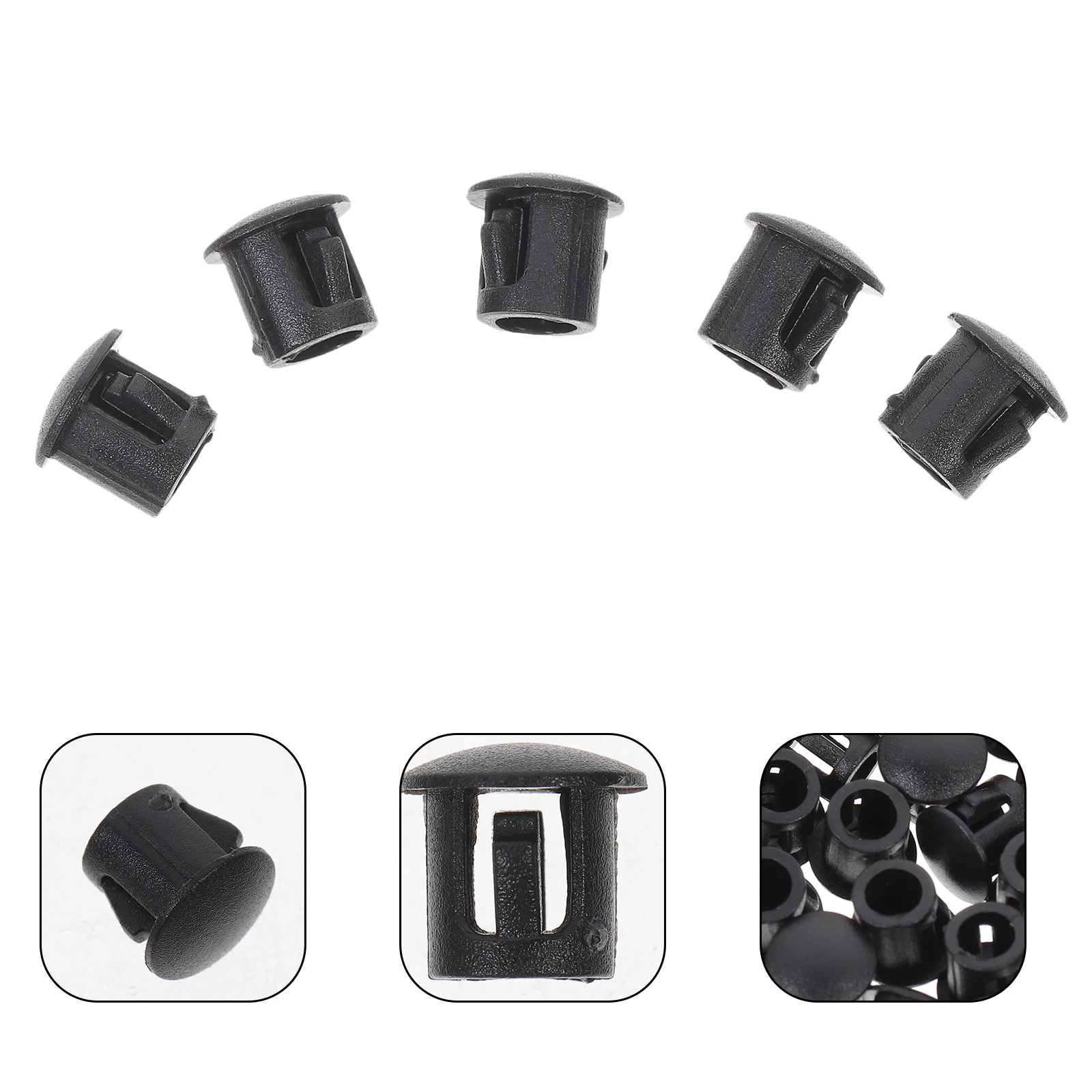 

100pcs plastic Furniture Hole Plugs Tubing Wall Screw Hole Covers Cabinet End Caps Chair Leg Protectors Sealing Plugs For Indoor