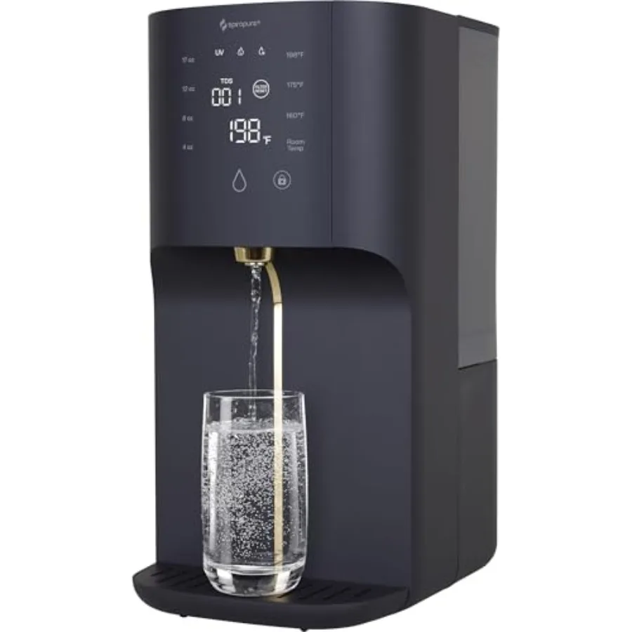 

SP-RO500 Instant Hot Countertop Reverse Osmosis Water Filter System with Remineralization MineralPlus Alkaline Technology and U