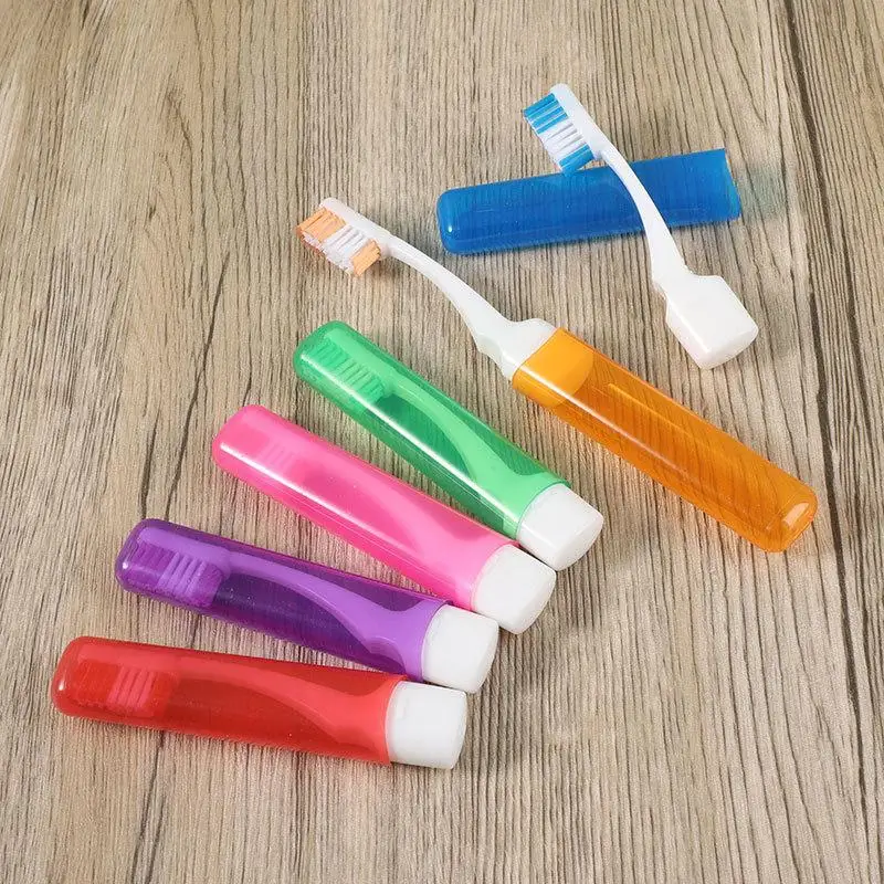 Super Soft Bristle Folding Toothbrush Travel Essential Portable Set 5 10pcs for Business Travel