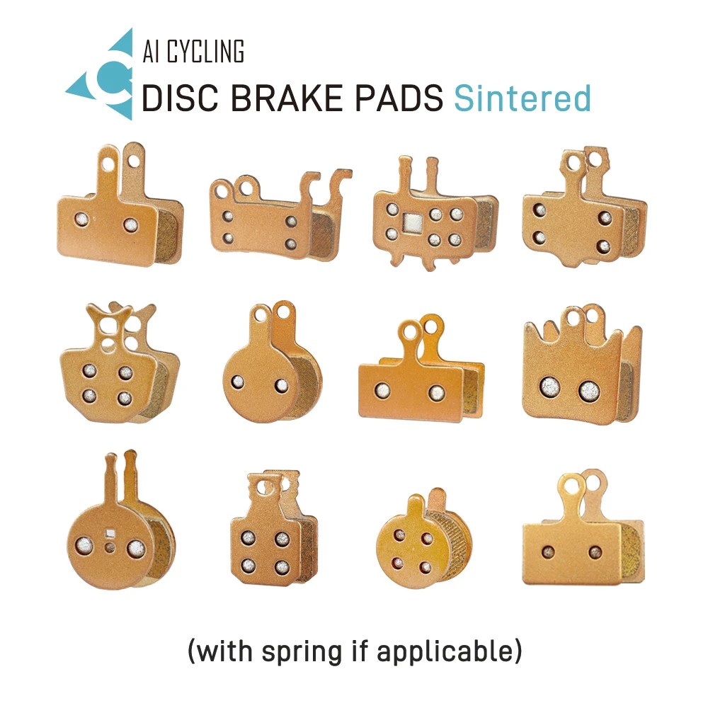 4PRS Sintered Metal Disc Brake Pads for Bike Cycling Compatible with SHIMANO SRAM AVID HAYES Magura Formula ZOOM - Set of 4 - view 2