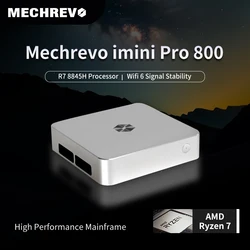 MECHREVO imini Pro Mini PC, Ryzen7 8845H, DDR5, AMD Radeon ™   780M, przenośny minikomputer