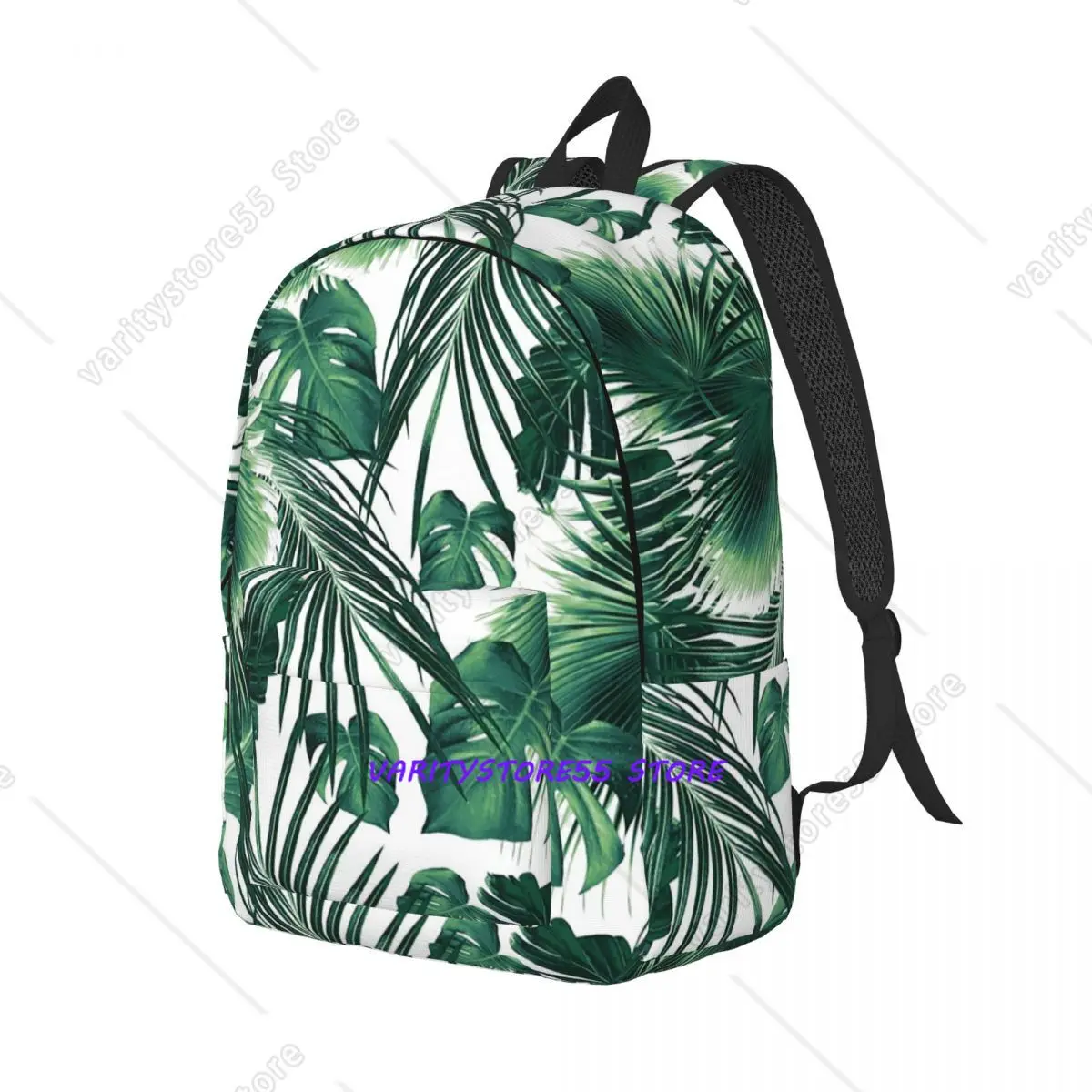 Tropical Plants Jungle Leaves Dream Backpack Daypack Large Capacity Children BookBag School Bag Shoulder Bags for Men Women