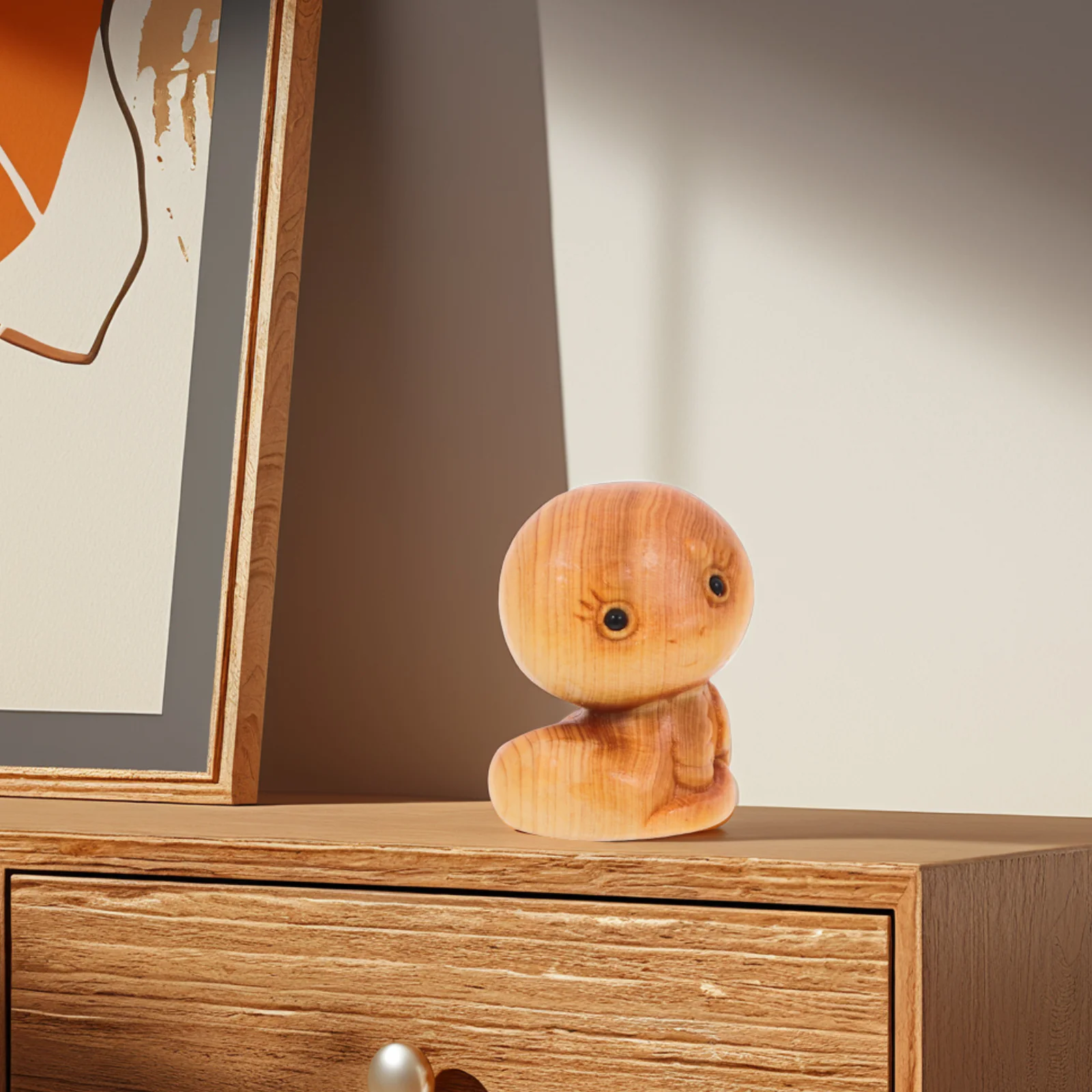 

Zodiac Snake Pendant Chinese Animal Figurine 2025 Year Ornament Wood Decoration Sculpture