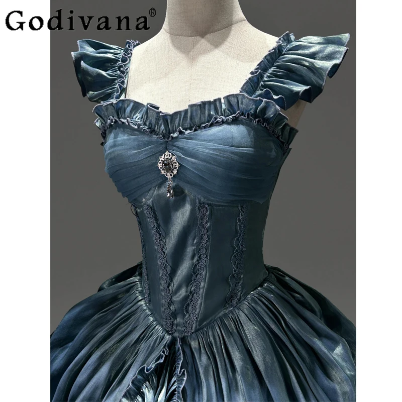 Lolita vestido de noite para mulheres, luz de luxo, elegante, dia de estudante, cerimônia de maioridade, vestido de princesa do ensino médio