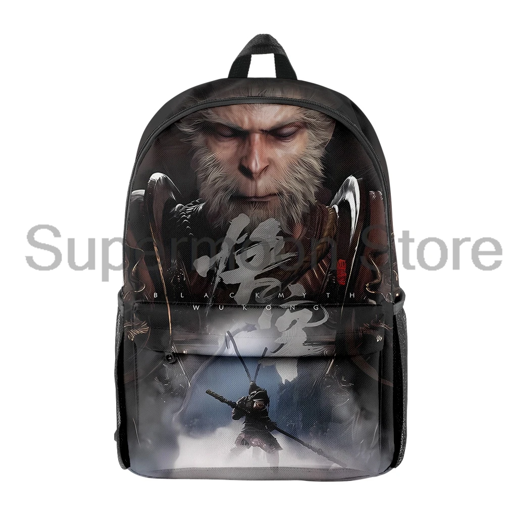 Sac à dos Black Myth Wukong pour hommes et femmes, sac à dos de voyage unisexe, sac à dos Harajuku, sac à dos Merch Game, 2024