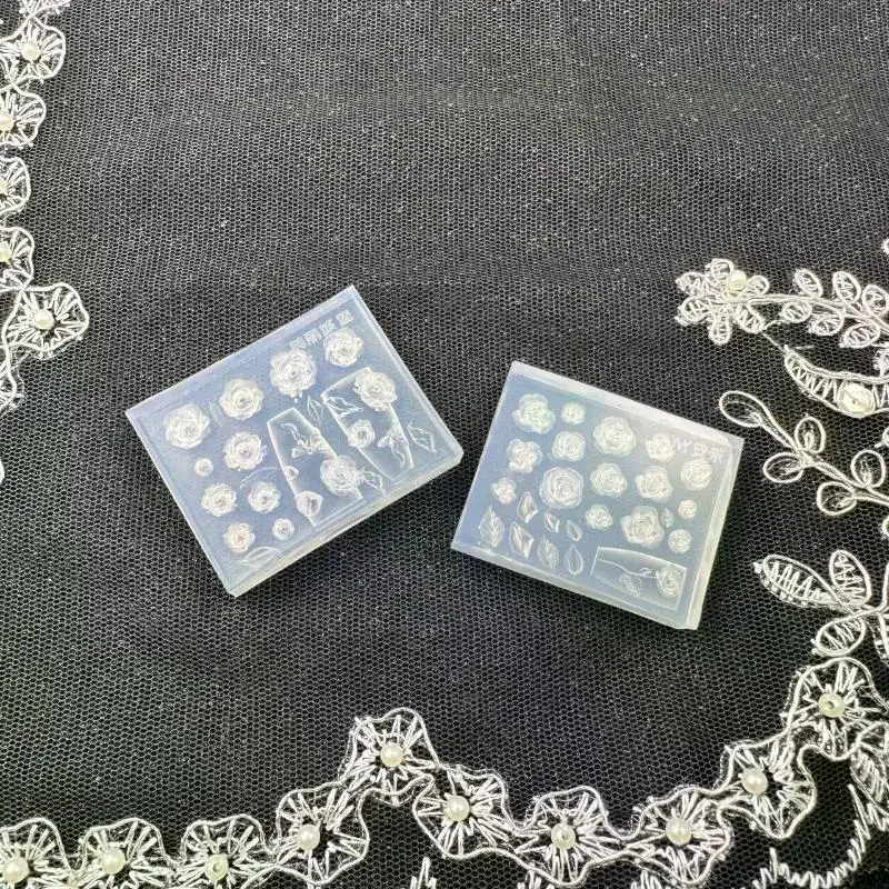 الإبداعية متعة Bowknot زهرة مسمار الفن قالب من السيليكون اليدوية مسمار الفن قالب الديكور الكرتون الفن قالب DIY بها بنفسك اكسسوارات أداة