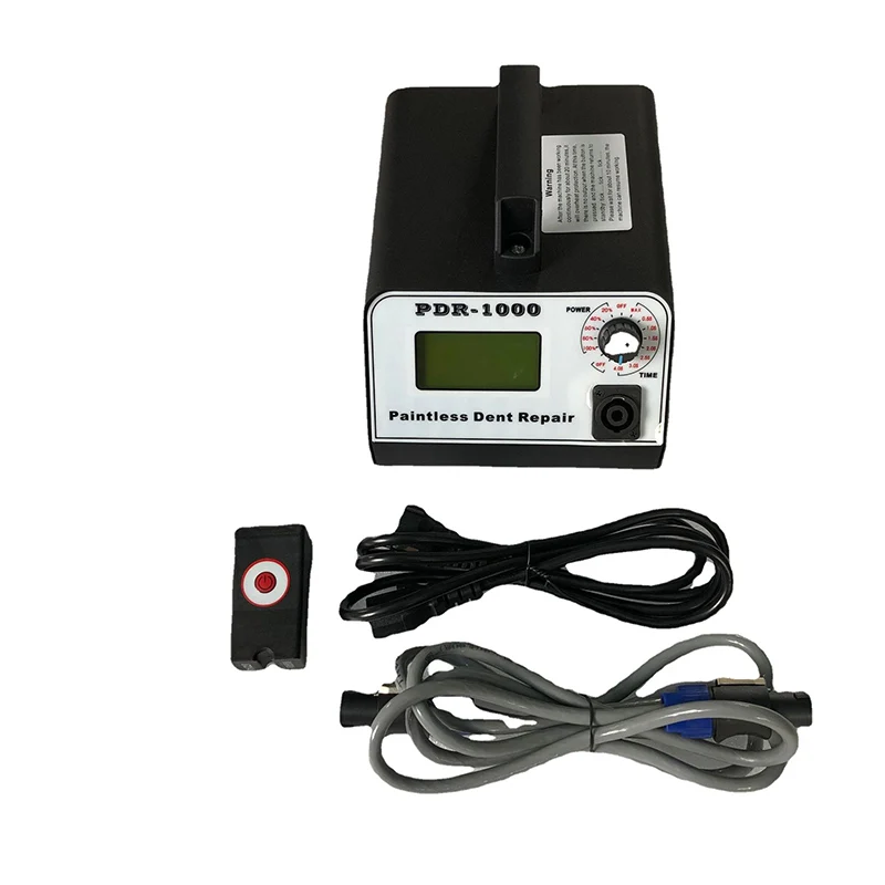 

1 комплект PDR-1000, машина для ремонта вмятин на кузове, портативный инструмент для удаления вмятин, автомобильный инструмент для ремонта вмятин без покраски, регулировка времени и мощности