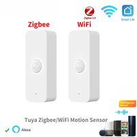 Tuya WiFi Zigbee PIR Motion Sensor Smart Home Human Body Infrared Detector Security Smart Life Works With Alexa Google Home
