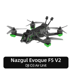 IFlight Nazgul Evoque F5 V2 HD 5 cal 6S FPV wyścigowy dron BNF F5X F5D (geometria Squashed-X lub DC) z moduł GPS jednostką powietrzną DJI O3