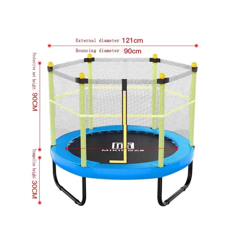 

Trampoline Household Children Indoor Baby Bouncing Bed Large Outdoor Weight Loss Belt Protection Net Family Jumping Bed