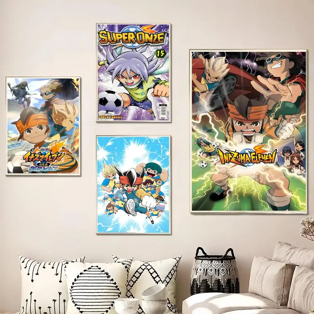 Anime I-Inazuma Eleven Painting Calligraphy Canvas Poster Wall Art for Living Room Bedroom Cafe Decor Gift
