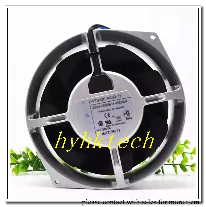

Fan# W2S130-BM03-01 W2S130-BM03-10 W2S130-BM03-20 100% test work before shipment