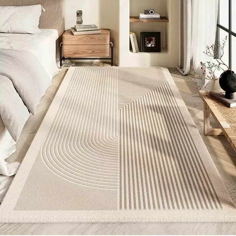 Premium Waterproof Bedside Rug, Washable Household Floor Mat for Bedroom
