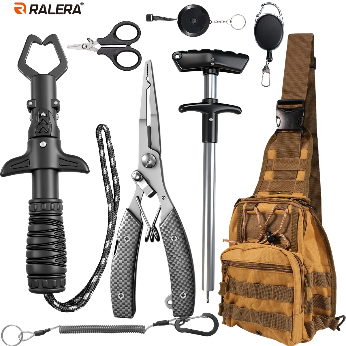 

Multi functional Fishing Tool Kit Ideal Gift for Anglers Suitable for Lure Fishing and Saltwater Use Portable Fishing Equ