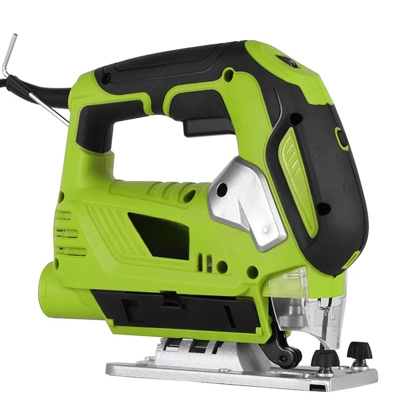 

Wired wireless puzzle with saw blade and hex key