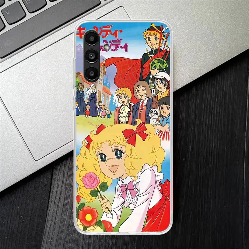 Anime Candy Phone Case For Samsung Galaxy A14 A15 A13 A12 A54 A55 A53 A52 A34 A35 A33 A32 A24 A25 A23 A22 A04S A03S A02S