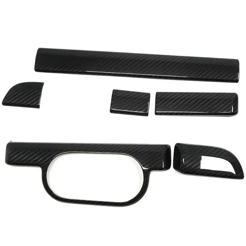 

For Porsche 718 911 Real Dry Carbon Fiber Interior Central Console Gear Shift Panel Cover Decoration Modification Accessories