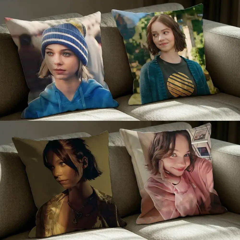 WED E-Emma Wolf Myers  Square Sofa Pillow Cover Solid Color Living Room Home Decor Cushion Case