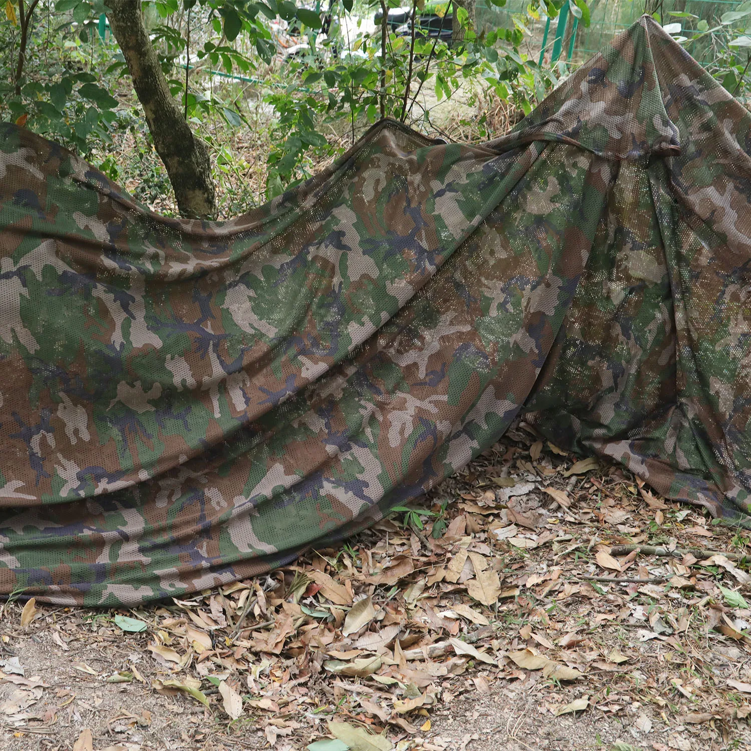Single Camouflage Mesh Fabric shade Net Camo-net Garden Home Decoration Fence Shade 1.5M Wide Awning Cover Hunting Accessory