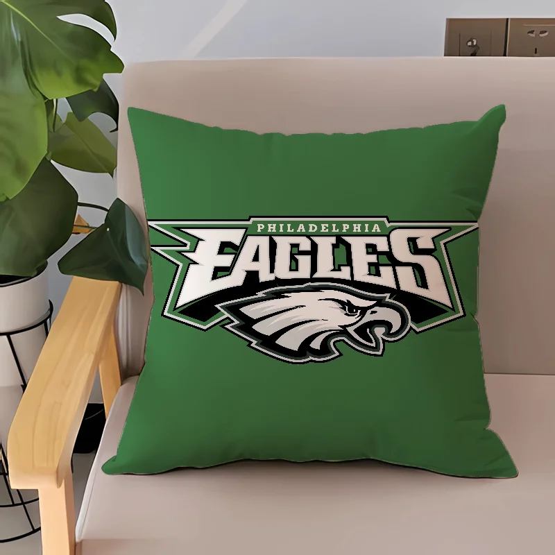 Philadelphia E-Eagles Cushion Cover 45x45 Cushions Covers Decorative Pillowcase for Living Room Home Decoration Accessories Sofa