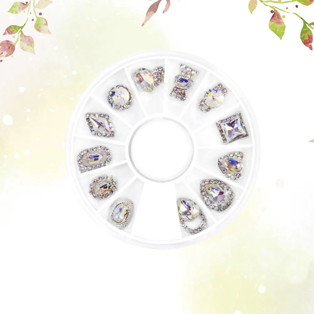 

Набор страз для ногтей (1 упаковка): Элегантные аксессуары для маникюра своими руками, для натуральных и искусственных ногтей, наклейки для ногтей