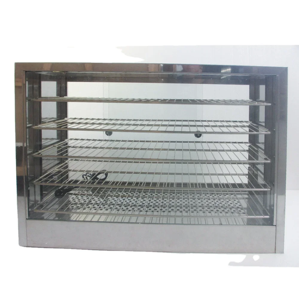 commercial hot food showcase/food heater/display food warmer