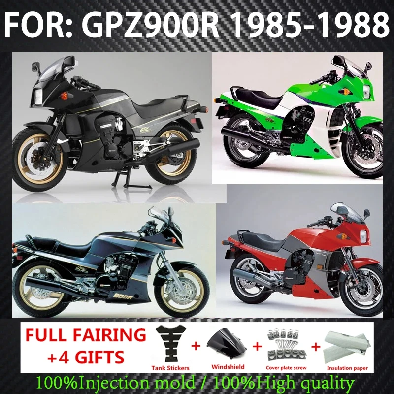 Fit For 1984 - 1999 GPZ900LC Motorcycle Accessories Fairing Set Bodywork ABS Panel Kit GPZ900 LC 1985 1986 1987 1988 fairings