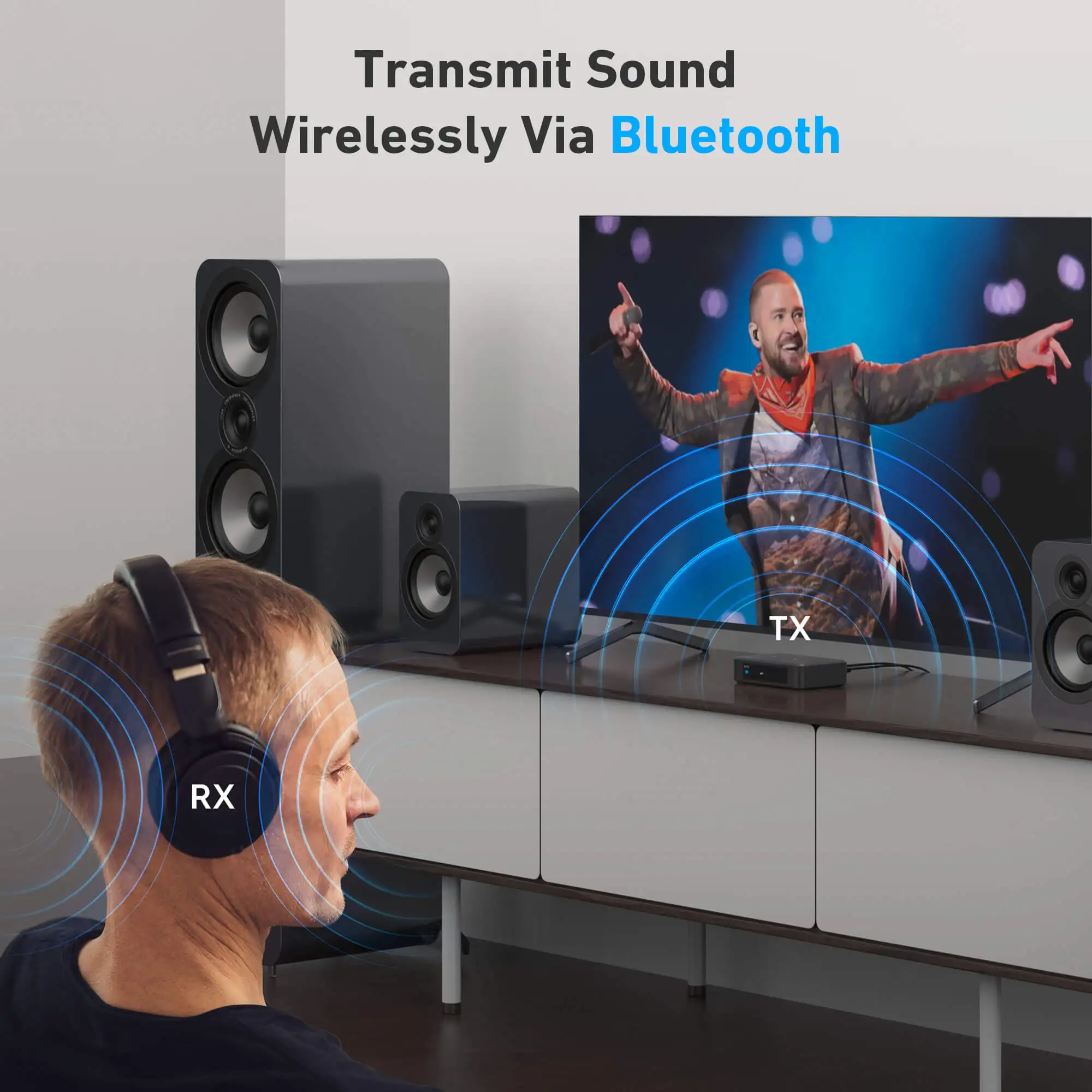 جهاز إرسال بلوتوث BT10 R جهاز صوت محمول سهل التركيب على مستوى الدخول