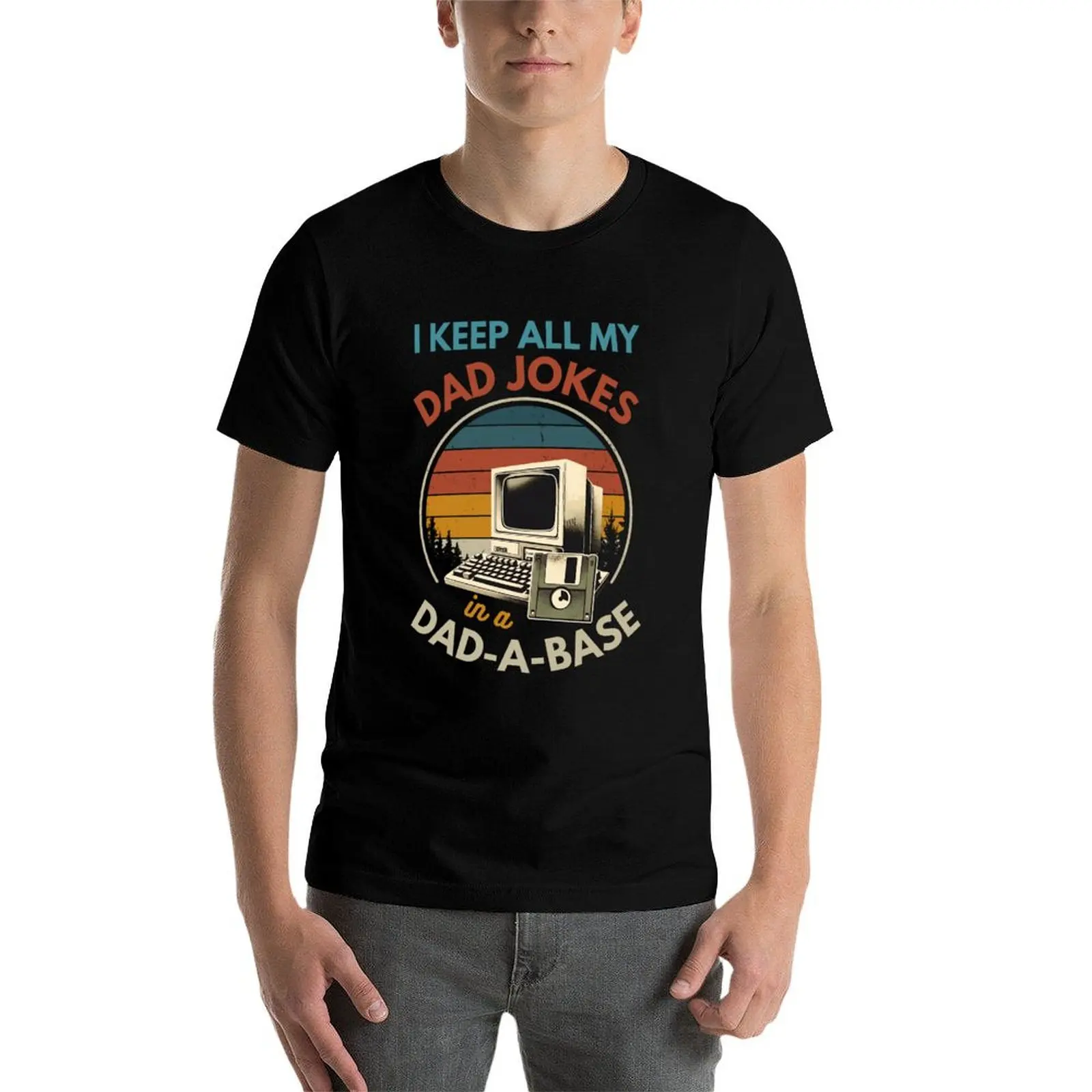 Ik houd al mijn vader grappen in een vader-a-basis Vaderdag Humor T-shirt esthetische kleding aanpassen streetwear luxe kleding mannen