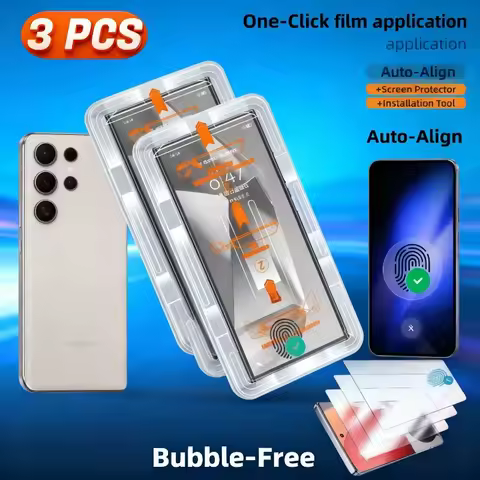 3Pcs Ultra HD Tempered Glass Screen Protectors Compatible with for Samsung galaxy S25 S24 Ultra S23 S22 S21 Plus Ultra FE Glass