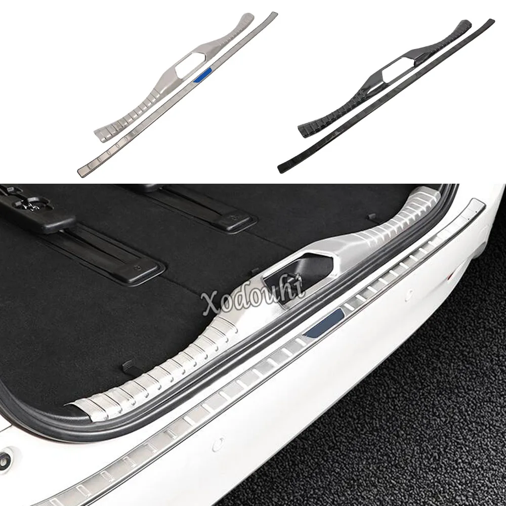 

Car External Inner Rear Bumper Protector For Toyota Alphard Vellfire 2016 2017 2018 2019 2020 Trunk Trim Plate Pedal Threshold