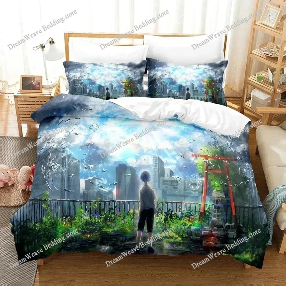 3D Printed Anime The Son of Weather Bedding Set Duvet Cover Bedroom Comforter Single Twin King _Size Quilt Cover Luxury Gifts 4