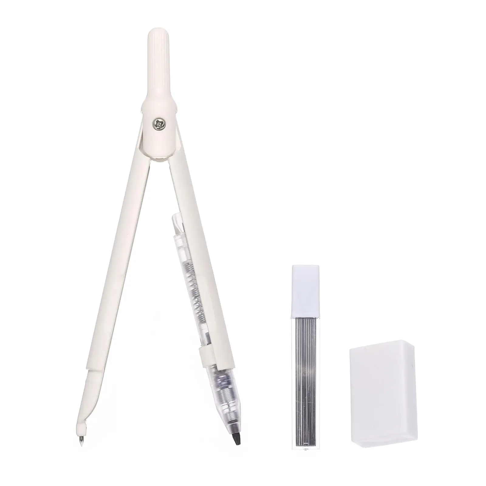 Compass Set Metal Professional Lead Refills Eraser Geometry Math Drafting Drawing Precision Student School Supplies