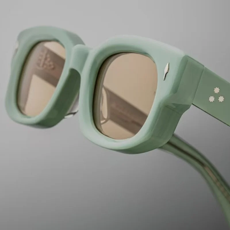 نظارات شمسية مصنوعة يدويًا من الأسيتات عالية الجودة لكل من الرجال والنساء، UV400 خارجي عصري وفردي #3